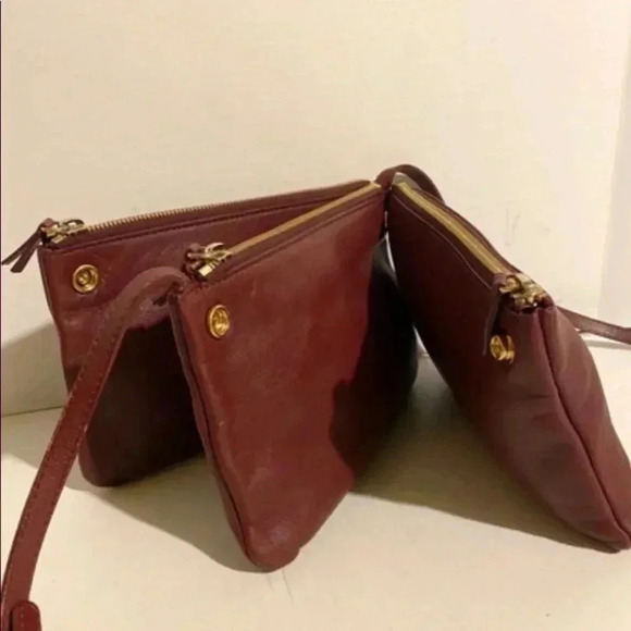 Celine trio calfskin leather crossbody handbag - Picture 12 of 15